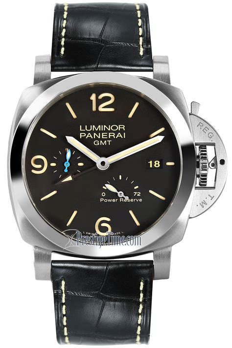 panerai luminor automatic power reserve|panerai luminor gmt 44mm.